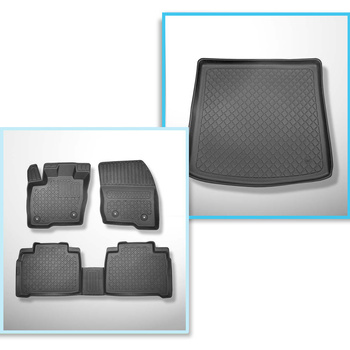 Set Kofferraumschale und angepasste Autoteppiche TPE für: Ford Galaxy III MPV (0