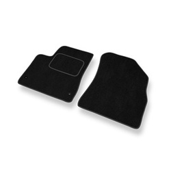 Fußmatten Auto für Peugeot 5008 I MPV (2009-2016) - Premium Velours schwarze Automatten Autoteppiche