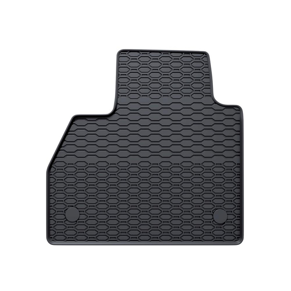 Gummifußmatten Auto für Renault Kangoo II Van (2008-2021) - Gummimatten Gummi Fußmatten - schwarz - 2 Stk.