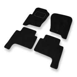 Fußmatten Auto für Land Rover Range Rover Sport I (2004-2013) - Premium Velours schwarze Automatten Autoteppiche