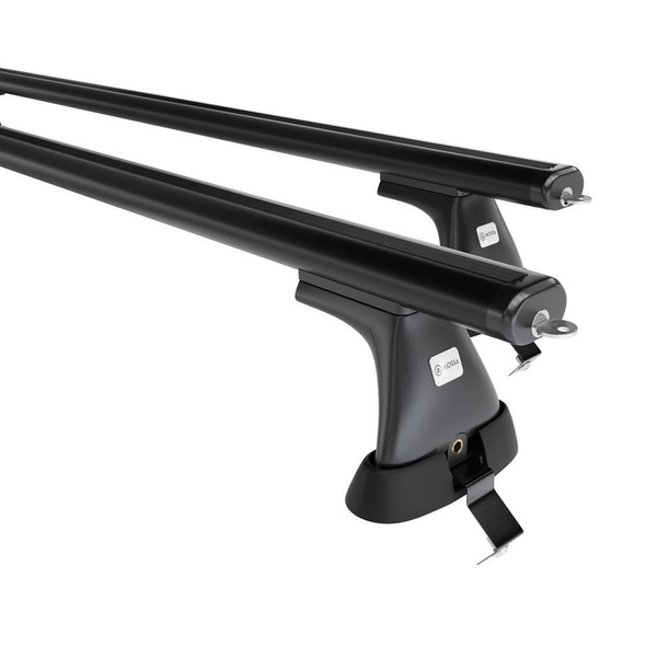 Aluminium-Dachträger für Ford Mondeo mk V (2014-2022) - schwarz Dachträger Dachgepäckträger - ohne Montagelemente