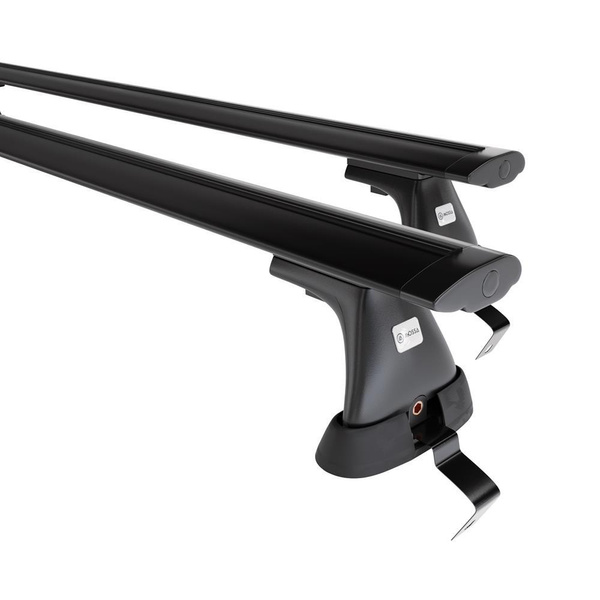 Aluminium-Dachträger für Renault Clio mk IV (2013-2019) - schwarz Dachträger Dachgepäckträger - ohne Montagelemente