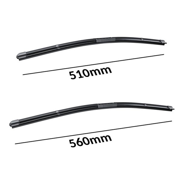 Vordere Scheibenwischer für Audi A6 C5 Avant, Limousine (04.1997-05.2001) - Wischerblätter Flach