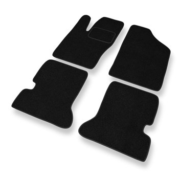 Fußmatten Auto für Fiat Seicento Hatchback, Van (1998-2010) - schwarze Automatte