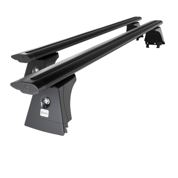 Aluminium-Dachträger für Opel Meriva B (2010-2017) - schwarz Dachträger Dachgepäckträger - Montagepunkte