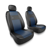 Universal Sitzbezüge Auto für Skoda Roomster (2006-2015) - Vordersitze Autositzbezüge Schonbezüge - 2XL-BL