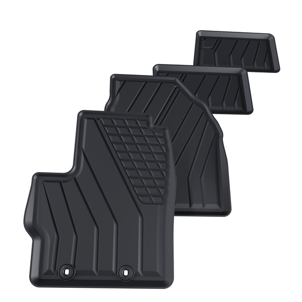 TPE Fußmatten Auto für Lexus LBX Crossover (2024-....) - schwarz Automatten Autoteppiche