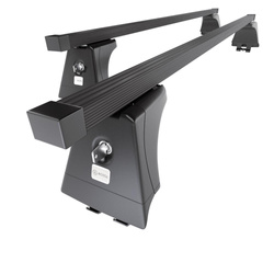 Stahl-Dachträger für Renault Grand Scenic (2003-2008) - schwarz Dachträger Dachgepäckträger - Montagepunkte