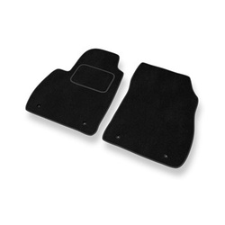 Fußmatten Auto für Opel Zafira C MPV (2011-2019) - Premium Velours schwarze Automatten Autoteppiche