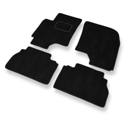 Fußmatten Auto für Chevrolet Epica Limousine (2006-2011) - Premium Velours schwarze Automatten Autoteppiche