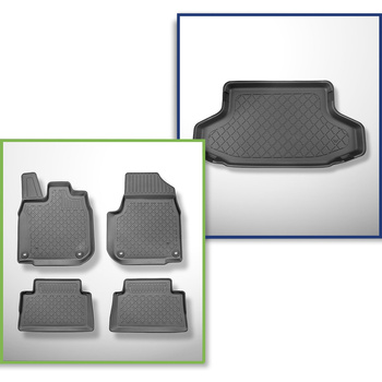 Set Kofferraumschale und angepasste Autoteppiche TPE für: Honda e Hatchback (03.