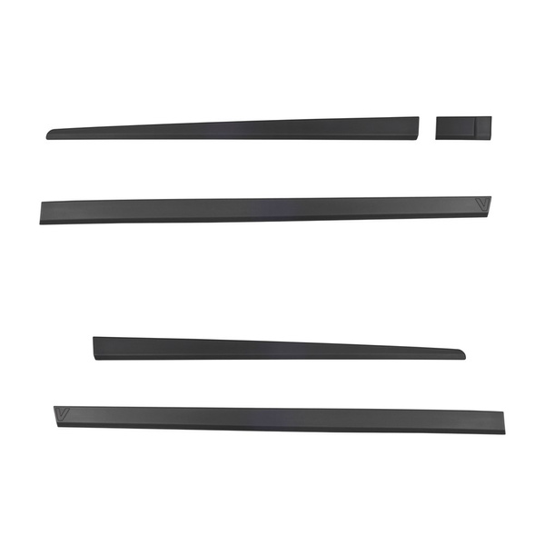 Schwarze Auto Seitenschutzleisten Mercedes-Benz V Klasse W447 Van (2014-....)