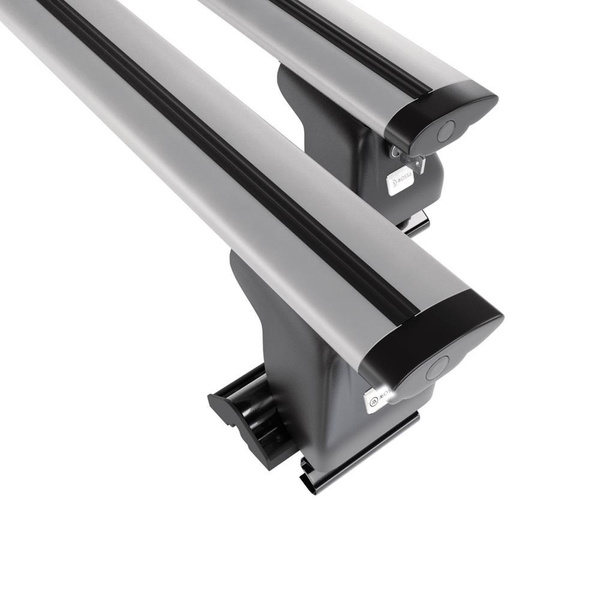 Aluminium-Dachträger für Nissan Terrano R20 mk II (2003-2006) - silbern Dachträger Dachgepäckträger - ohne Montagelemente