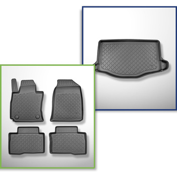 Set Kofferraumschale und angepasste Autoteppiche TPE für: Ssangyong Tivoli X150 