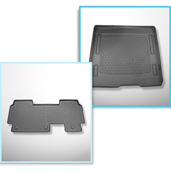 Set Kofferraumschale und angepasste Autoteppiche TPE für: Volkswagen ID. Buzz Va