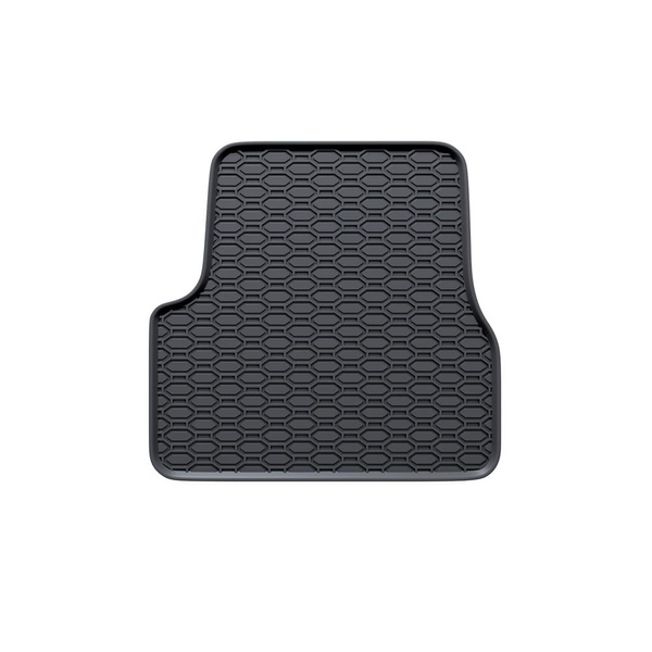 Gummifußmatten Auto für Peugeot 208 II Hatchback (2019-....) - Gummimatten Gummi Fußmatten - schwarz - 4 Stk.