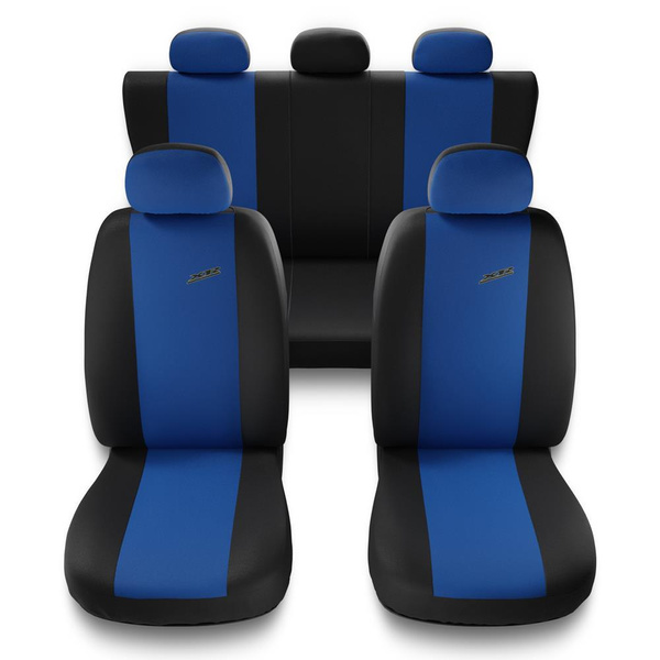 Universal Sitzbezüge Auto für Seat Mii (2011-2018) - Autositzbezüge Schonbezüge für Autositze - X.R-BL