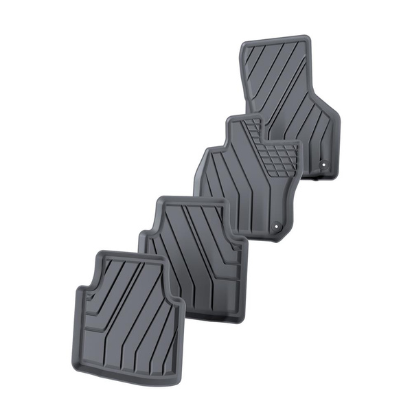 TPE Fußmatten Auto für Skoda Superb IV Kombi (2023-....) - schwarz Automatten Autoteppiche