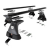 Aluminium-Dachträger für Volkswagen Passat B6 (2004-2009) - schwarz Dachträger Dachgepäckträger - ohne Montagelemente