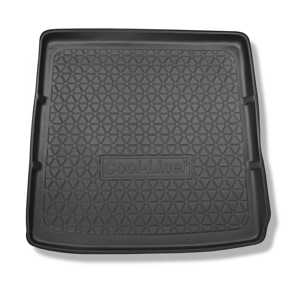 Kofferraumwanne für Audi Q5 I 8R SUV (11.2008-12.2016) - Kofferraummatte rutschfest Schutzmatte - schmallere Version fuer Modelle mit Schienensystem im Kofferraum