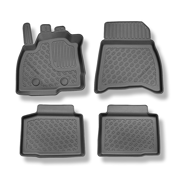 TPE Fußmatten Auto für Dacia Bigster Mild Hybrid SUV (03.2025-....) - schwarz Automatten Autoteppiche