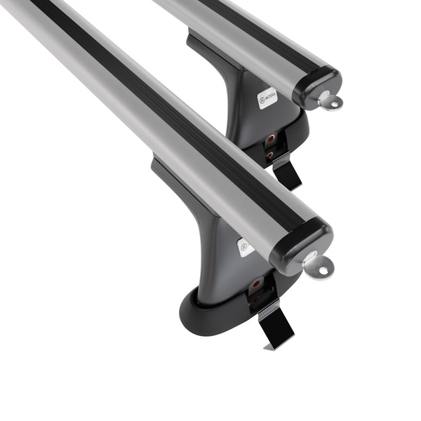 Aluminium-Dachträger für Skoda Fabia mk III (2015-2021) - silbern Dachträger Dachgepäckträger - ohne Montagelemente