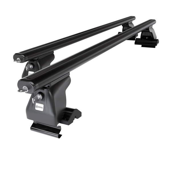 Aluminium-Dachträger für Nissan Terrano R20 mk II (2003-2006) - schwarz Dachträger Dachgepäckträger - ohne Montagelemente