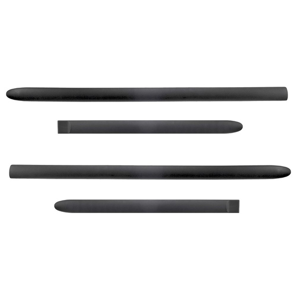 Schwarze Auto Seitenschutzleisten Chevrolet Rezzo MPV (2004-2008)