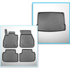 Set Kofferraumschale und angepasste Autoteppiche TPE für: BMW 1er F40 Hatchback (09.2019-06.2024)