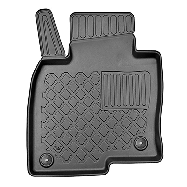 Set Kofferraumschale und angepasste Autoteppiche TPE für: Mazda CX-5 II SUV (07.2017-....) - vertiefte Ladeflaeche; Varioboden im tiefsten Ebene oder ohne Varioboden