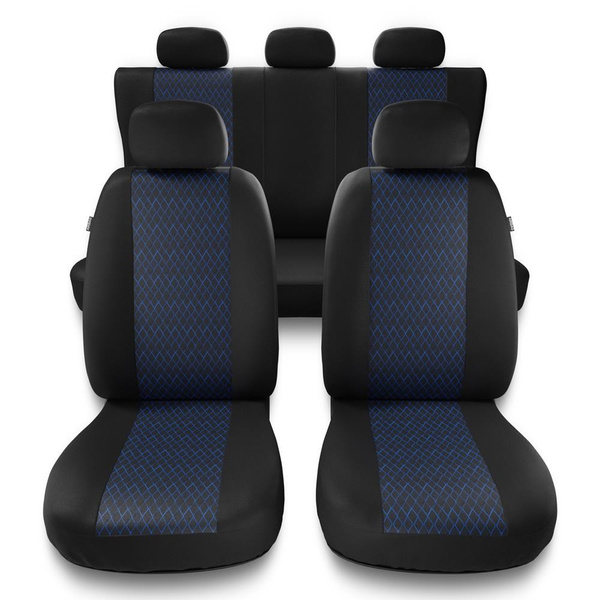 Universal Sitzbezüge Auto für Nissan Qashqai I, II (2007-2019) - Autositzbezüge Schonbezüge für Autositze - PF-BL
