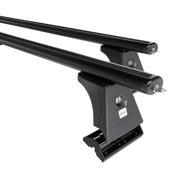 Aluminium-Dachträger für BMW 5er G30 (2017-2023) - schwarz Dachträger Dachgepäckträger - Montagepunkte