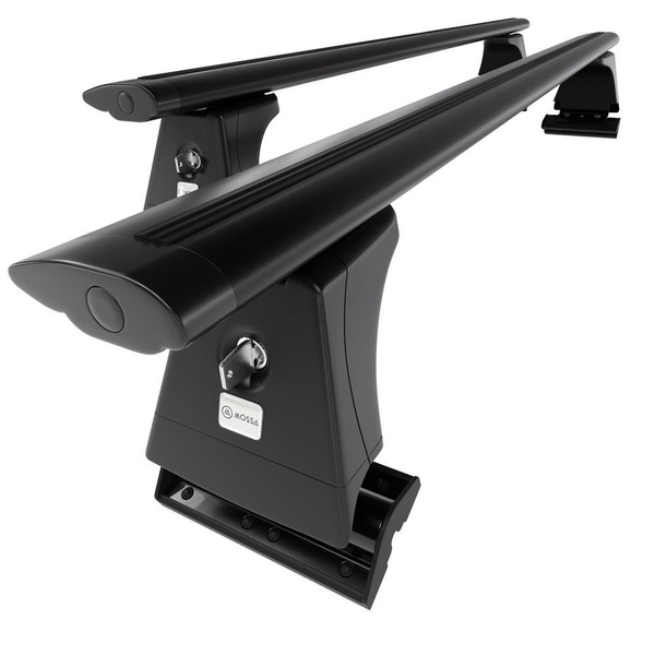 Aluminium-Dachträger für BMW 5er G30 (2017-2023) - schwarz Dachträger Dachgepäckträger - Montagepunkte