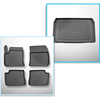 Set Kofferraumschale und angepasste Autoteppiche TPE für: Opel Corsa-e Hatchback (03.2020-....)