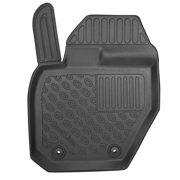 TPE Fußmatten Auto für Volvo V60 I Kombi (10.2010-01.2018) - schwarz Automatten Autoteppiche - auch Cross Country