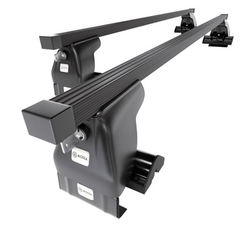 Stahl-Dachträger für Chevrolet Aveo (2006-2011) - schwarz Dachträger Dachgepäckt