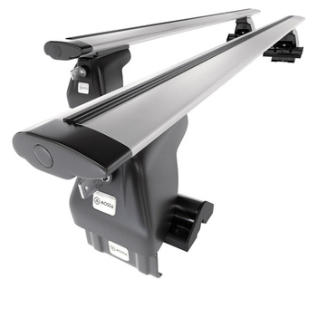 Aluminium-Dachträger für Kia Rio mk I (2000-2005) - silbern Dachträger Dachgepäc