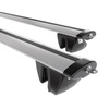 Aluminium-Dachträger für Skoda Roomster (2007-2015) - silbern Dachträger Dachgepäckträger - Reling