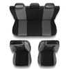 Universal Sitzbezüge Auto für Daewoo Leganza (1997-2002) - Autositzbezüge Schonbezüge für Autositze - TG-S