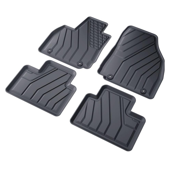 TPE Fußmatten Auto für MG ZS SUV (2024-....) - schwarz Automatten Autoteppiche