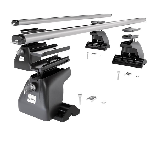 Aluminium-Dachträger für Renault Trafic (2007-2014) - silbern Dachträger Dachgepäckträger - Montagepunkte