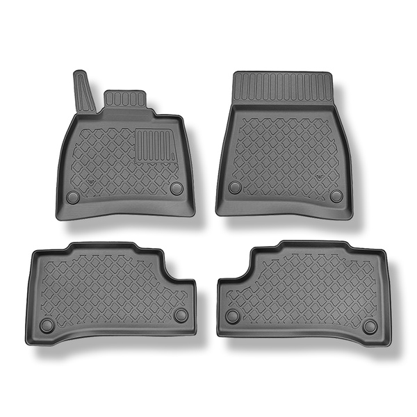 TPE Fußmatten Auto für Mercedes-Benz EQE X294 SUV (05.2023-....) - schwarz Automatten Autoteppiche