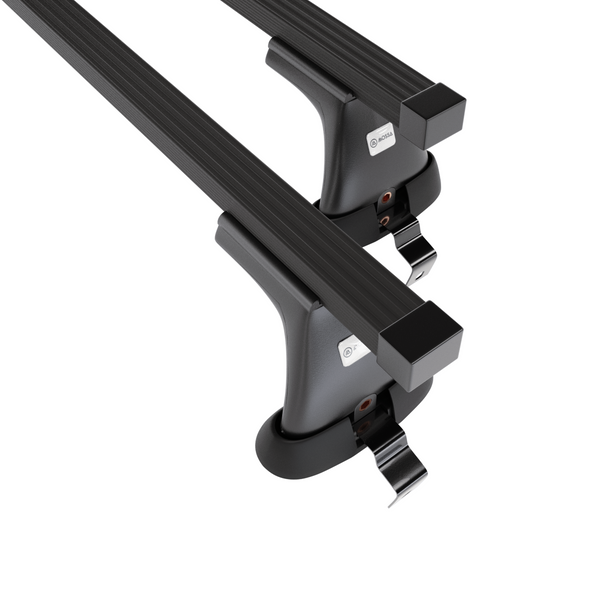 Stahl-Dachträger für Volvo S60 (2010-2018) - schwarz Dachträger Dachgepäckträger - ohne Montagelemente