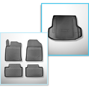 Set Kofferraumschale und angepasste Autoteppiche TPE für: Kia Ceed III CD Kombi 
