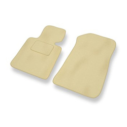 Fußmatten Auto für BMW X1 I E84 SAV (2009-2015) - Premium Velours beige Automatten Autoteppiche