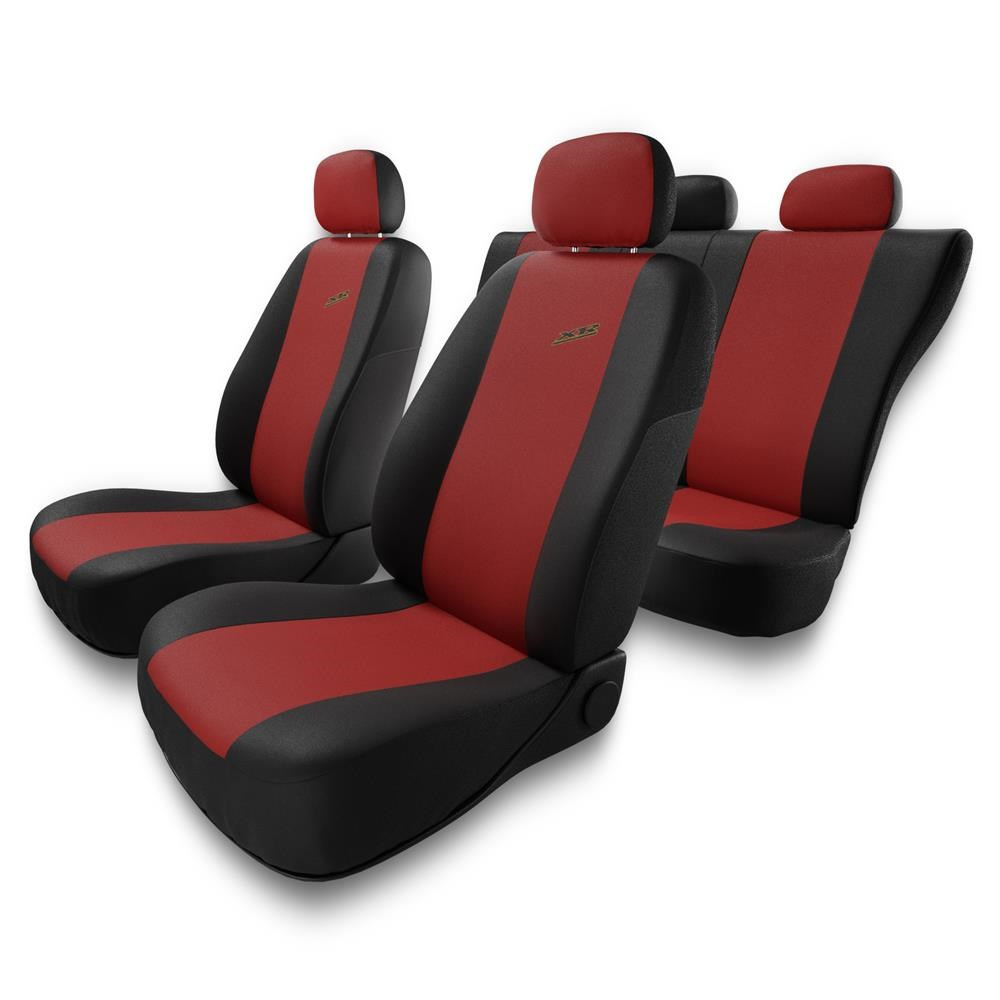 Universal Sitzbezüge Auto für Mercedes-Benz B Klasse W245, W246, W247  (2005-2019) - Autositzbezüge Schonbezüge für Autositze - X.R-RD rot