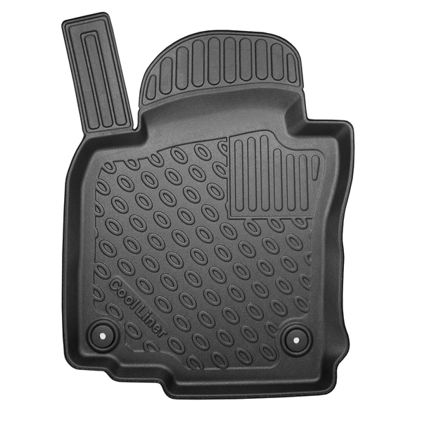 TPE Fußmatten Auto für Skoda Octavia II Kombi (2004-04.2013) - schwarz Automatten Autoteppiche
