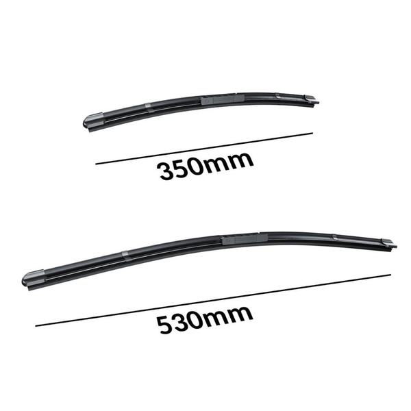 Vordere Scheibenwischer für Nissan Micra K13 Hatchback, Cabriolet (07.2010-2017) - Wischerblätter Flach