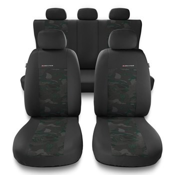 Universal Sitzbezüge Auto für Audi A4 B5, B6, B7, B8, B9 (1995-2024) - Autositzbezüge Schonbezüge für Autositze - UNE-GR