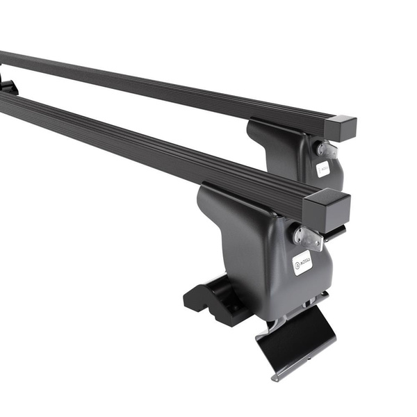 Stahl-Dachträger für Hyundai H-1 (2008-2021) - schwarz Dachträger Dachgepäckträger - ohne Montagelemente